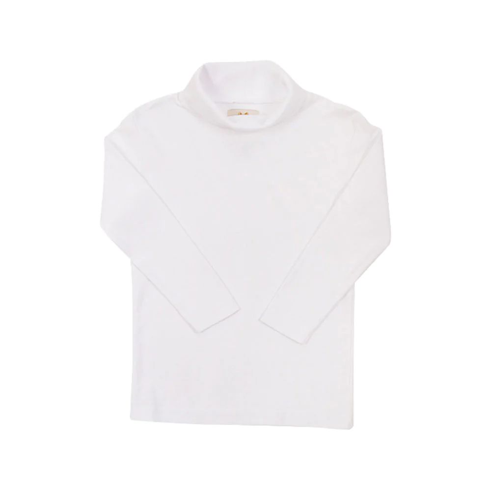 Tatum's Turtleneck (Unisex) - Worth Avenue White | The Beaufort Bonnet Company