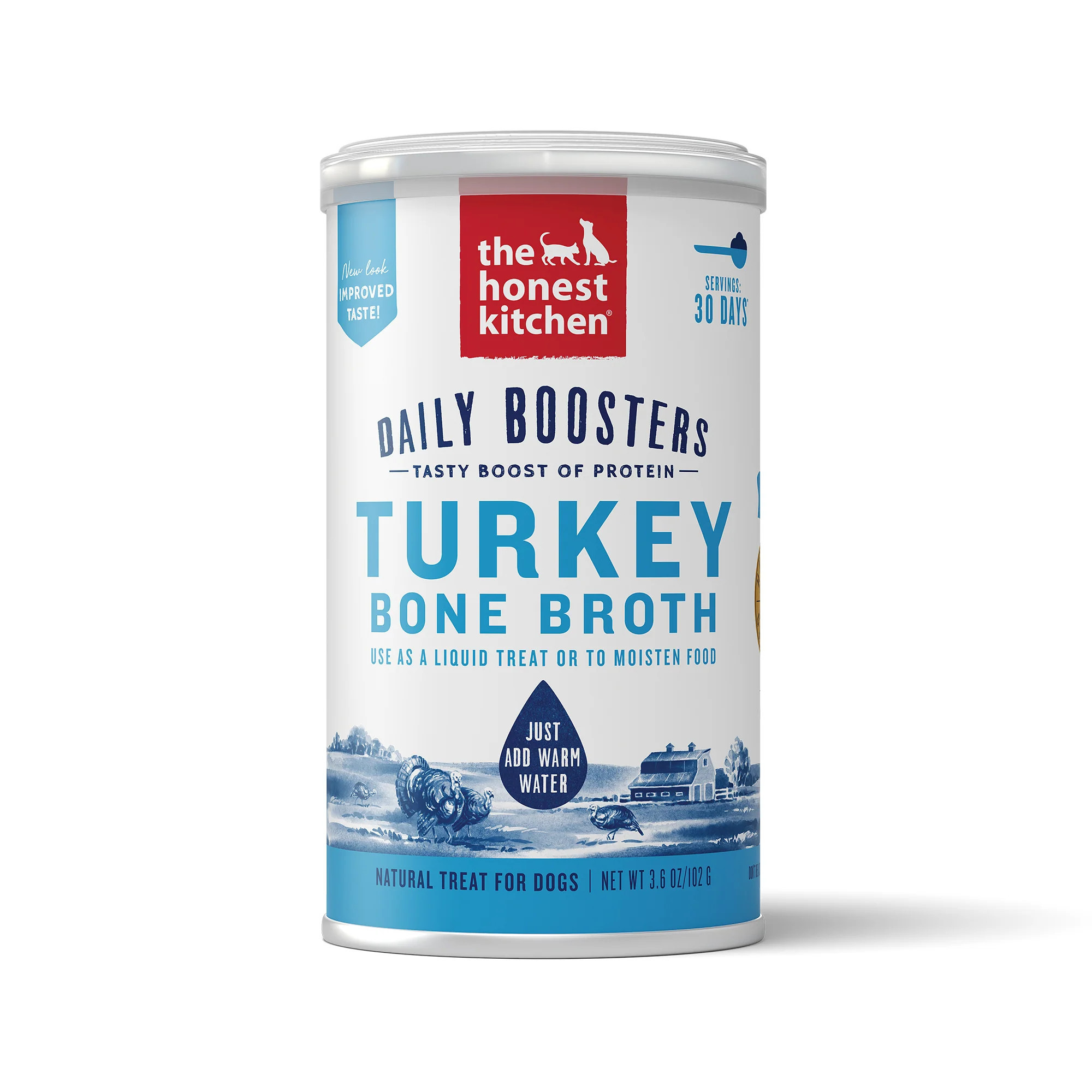 3.6 oz Instant Turkey Bone Broth with Turmeric | The Honest Kitchen