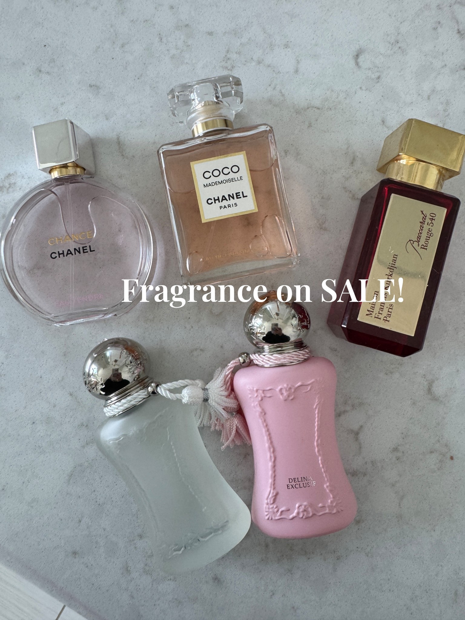 Some of my favorite perfumes on SALE and these hardly ever go on sale!

I wore Chanel chance on my wedding day. It’s beautiful and is still amazing 12 years later.

Coco mademoiselle is the #1 selling perfume in the world! It’s divine.

Baccarat really is worth the hype. I always get compliments on this one.

Valaya- ahhhhh yall it’s so good. It’s been described as if you want to smell like a rich bougie lady.

Delina is “that girl”. It’s amazing and get ready for compliments! 

#LTKStyleTip #LTKBeauty #LTKSaleAlert