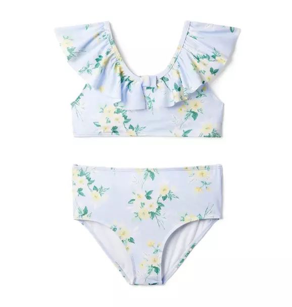 Floral Ruffle Recycled 2-Piece Swimsuit | Janie and Jack