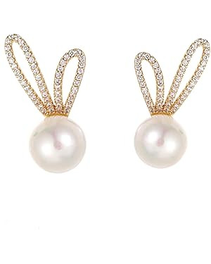 Cute Easter Bunny Earrings for Women Acrylic Easter Basket Eggs Bunny Rabbit Earrings Earrings Je... | Amazon (US)