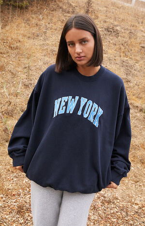 John Galt Blue New York Sweatshirt | PacSun