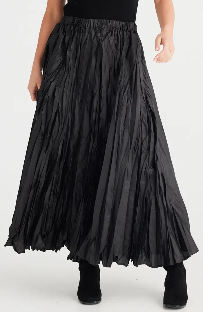 Iro Crinkle Satin Maxi Skirt | Nordstrom