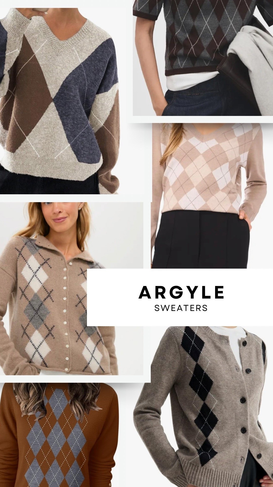 One of this winters big trends in Argyle Sweaters. These finds are on trend for this preppy look. They make great gifts as well. There is something for every budget! 

#LTKOver40 #LTKHoliday #LTKTravel