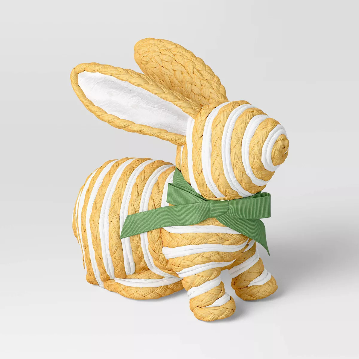 Laying Woven Easter Bunny Yellow - Threshold™ | Target