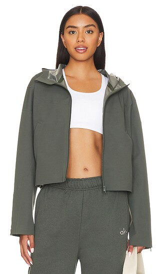 Enhance Bonded Jacket in Dark Cactus | Revolve Clothing (Global)