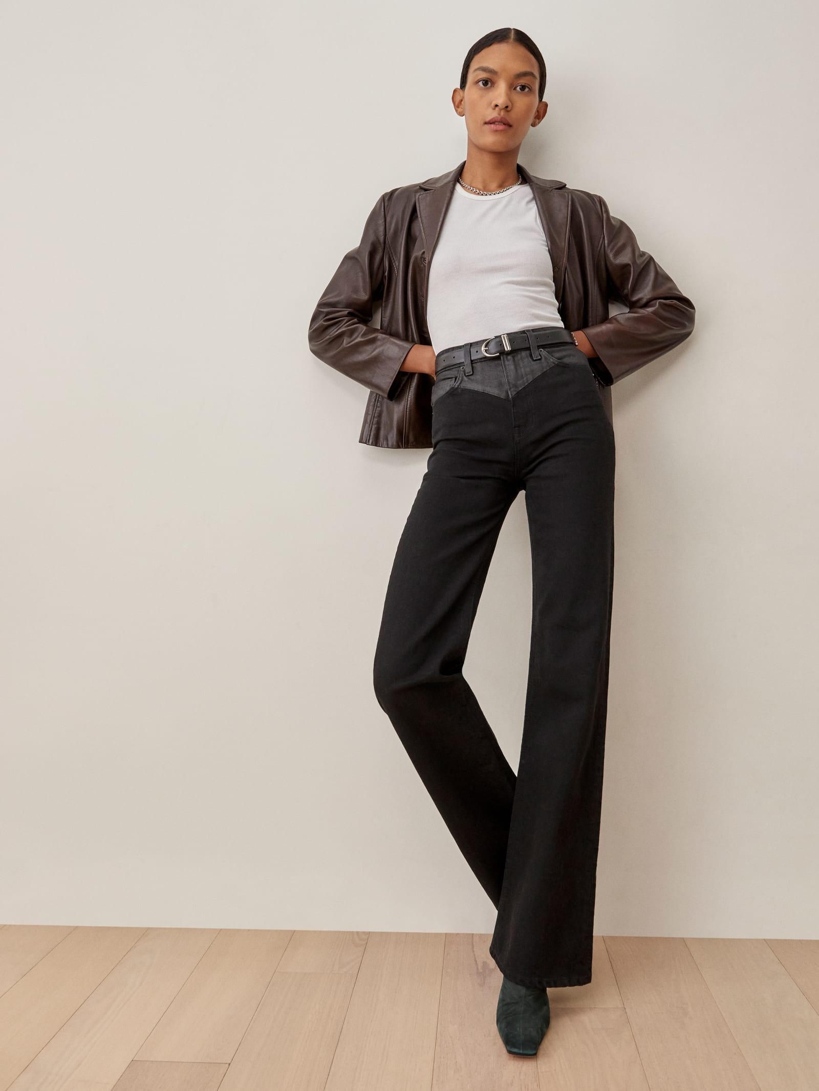 Montana High Rise Wide Leg Jeans | Reformation (Global)