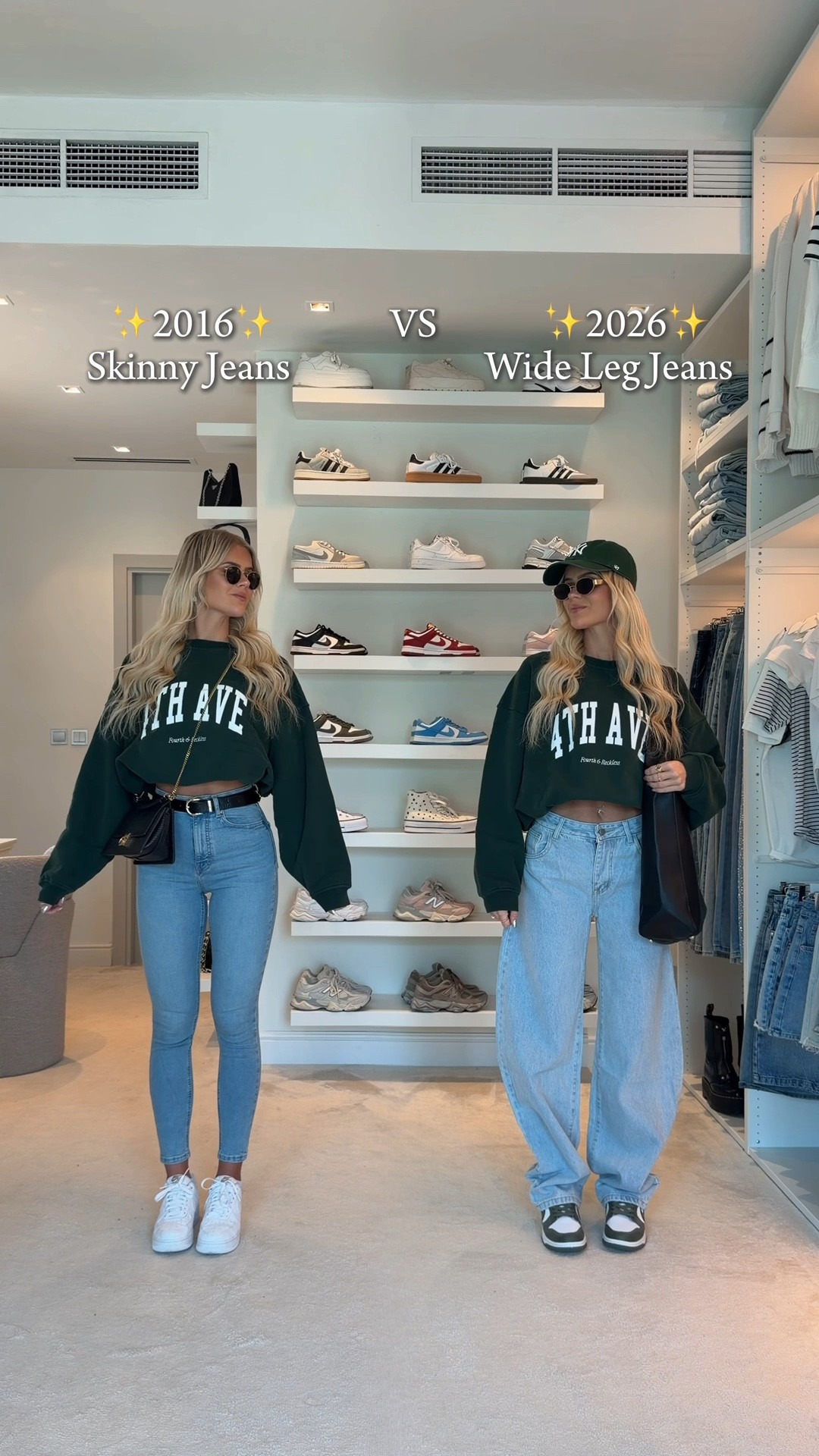 Skinny Jeans VS Wide Leg Jeans 🤍✨

#LTKeurope #LTKjeans #LTKsummer