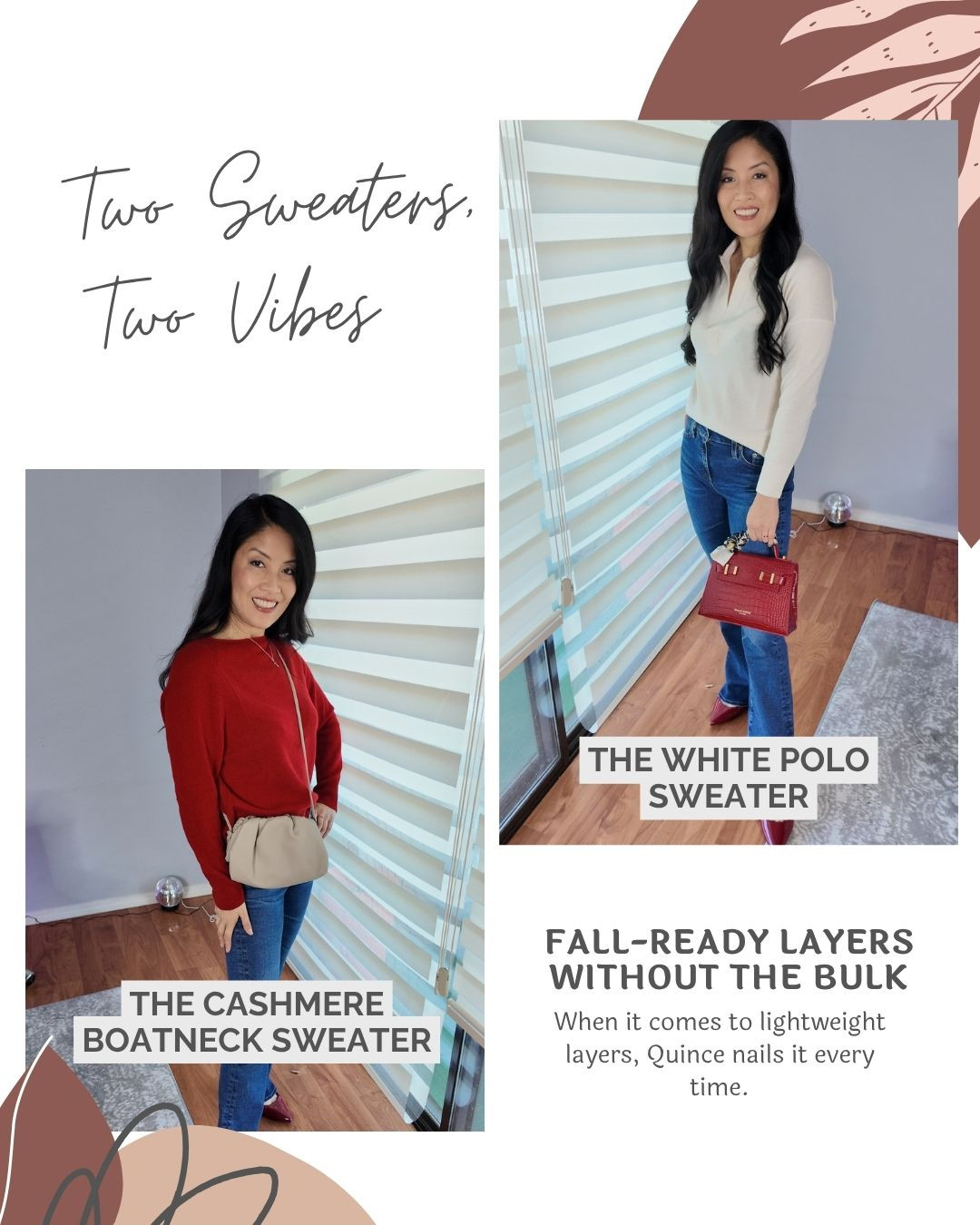 ✨ Two Sweaters, Two Vibes ✨

When it comes to lightweight layers, Quince nails it every time. These two sweaters are breathable, versatile, and the ultimate fall-ready staples. 🍂✨

Shop the full look on LTK ⤵️ 

 #LTKGiftGuide #LTKHoliday #LTKStyleTip
