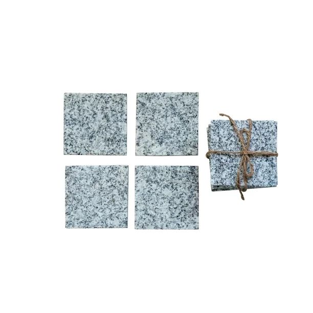 Creative Co-Op Square Beige Granite Coasters (Set of 4 Pieces) | Walmart (US)