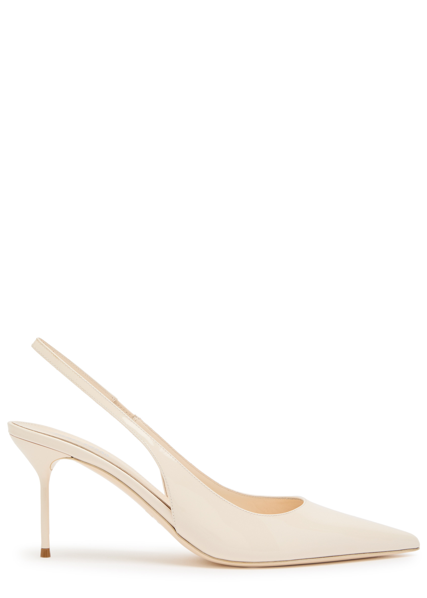 Lidia 70 patent leather slingback pumps | Harvey Nichols