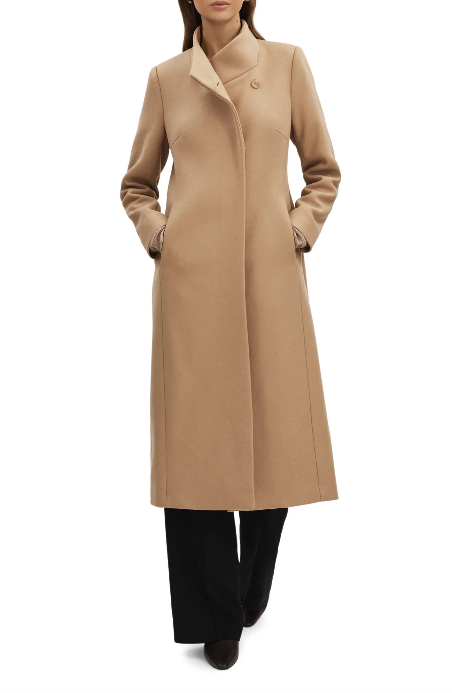 Reiss Mischa Wool Blend Coat | Nordstrom | Nordstrom