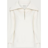 Vine in Black | Ottoman Rib Half-Zip Pullover | VARLEY USA, Ivory / L | Varley US
