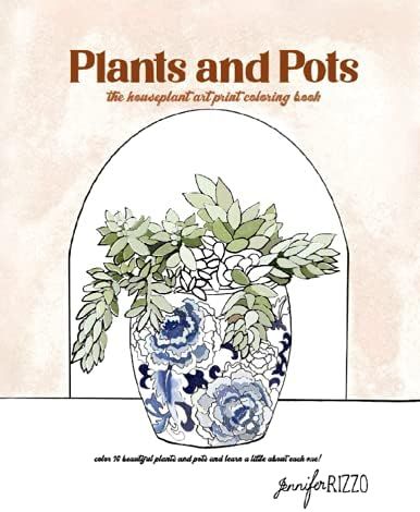 Plants and Pots Coloring Book | Amazon (US)