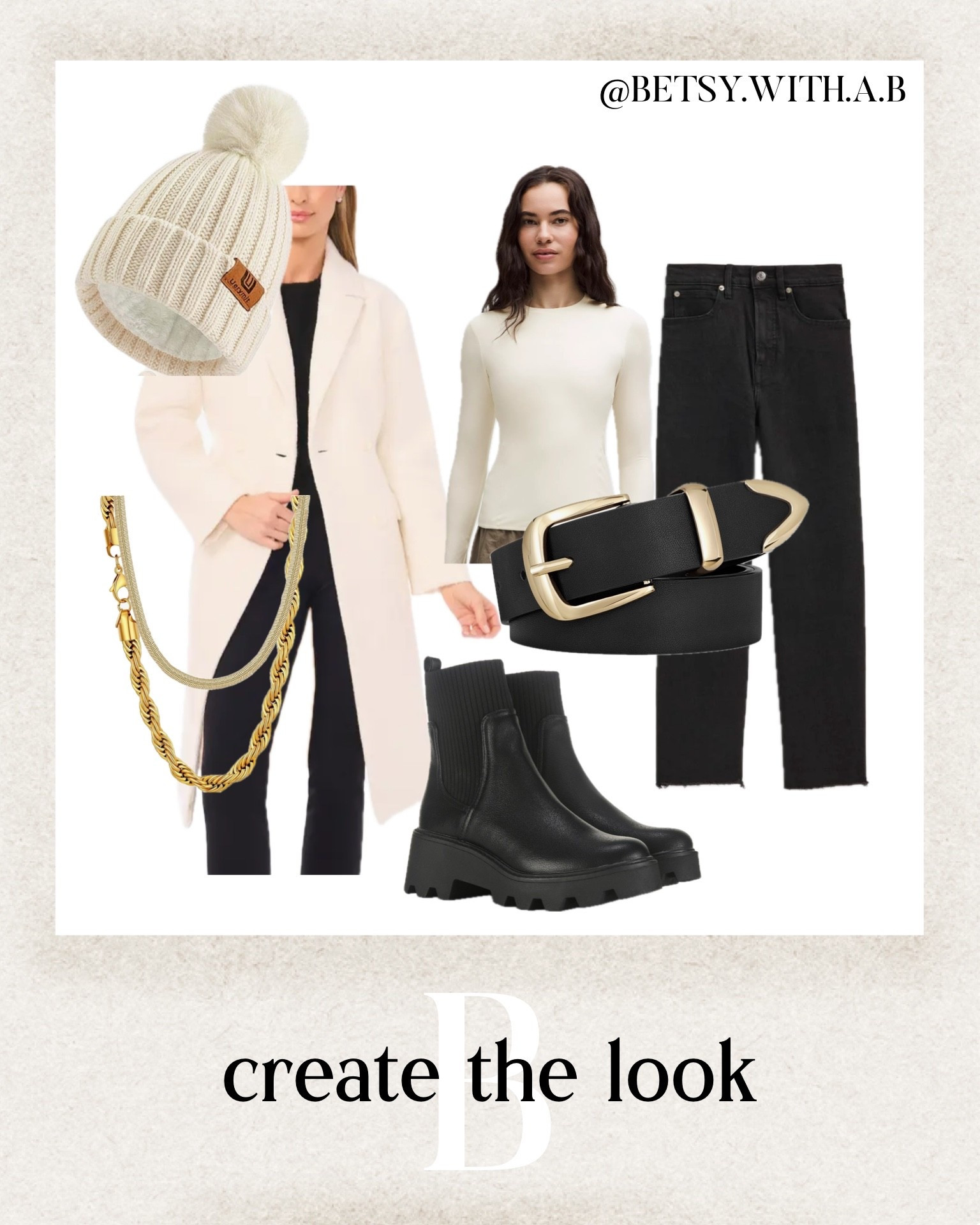 Ivory & Black for a classic winter color combination. 


#LTKFindsUnder100 #LTKOver40 #LTKmomlife