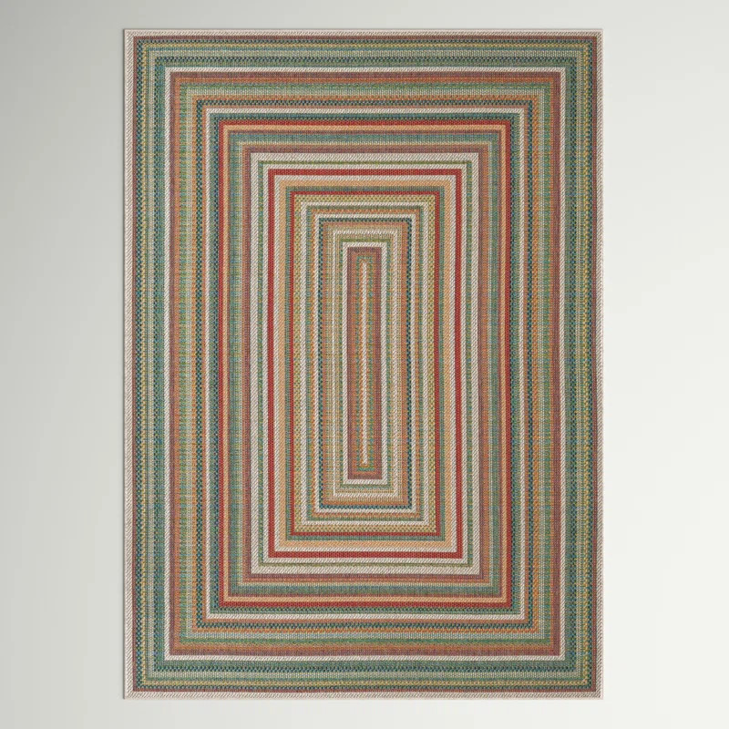 Lucidia Geometric Indoor / Outdoor Rug | Wayfair North America
