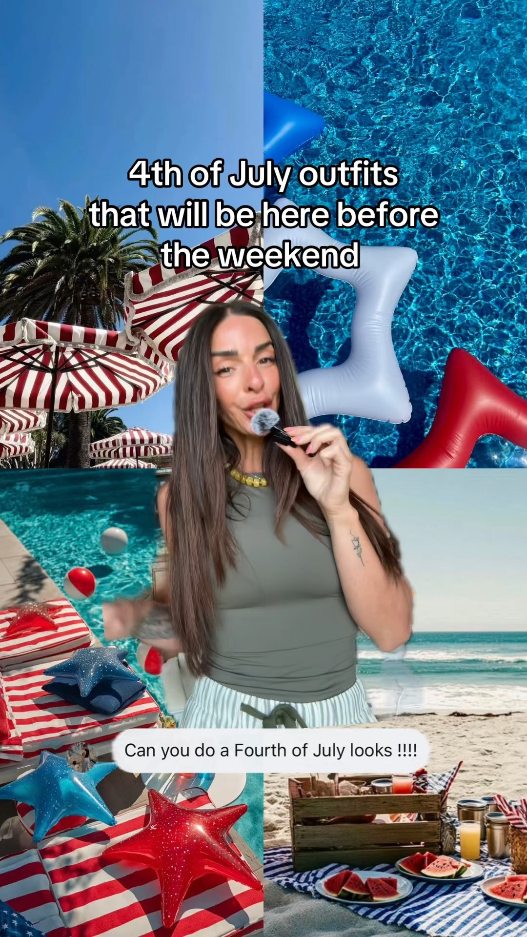 4th of July outfits that will be here before the weekend.