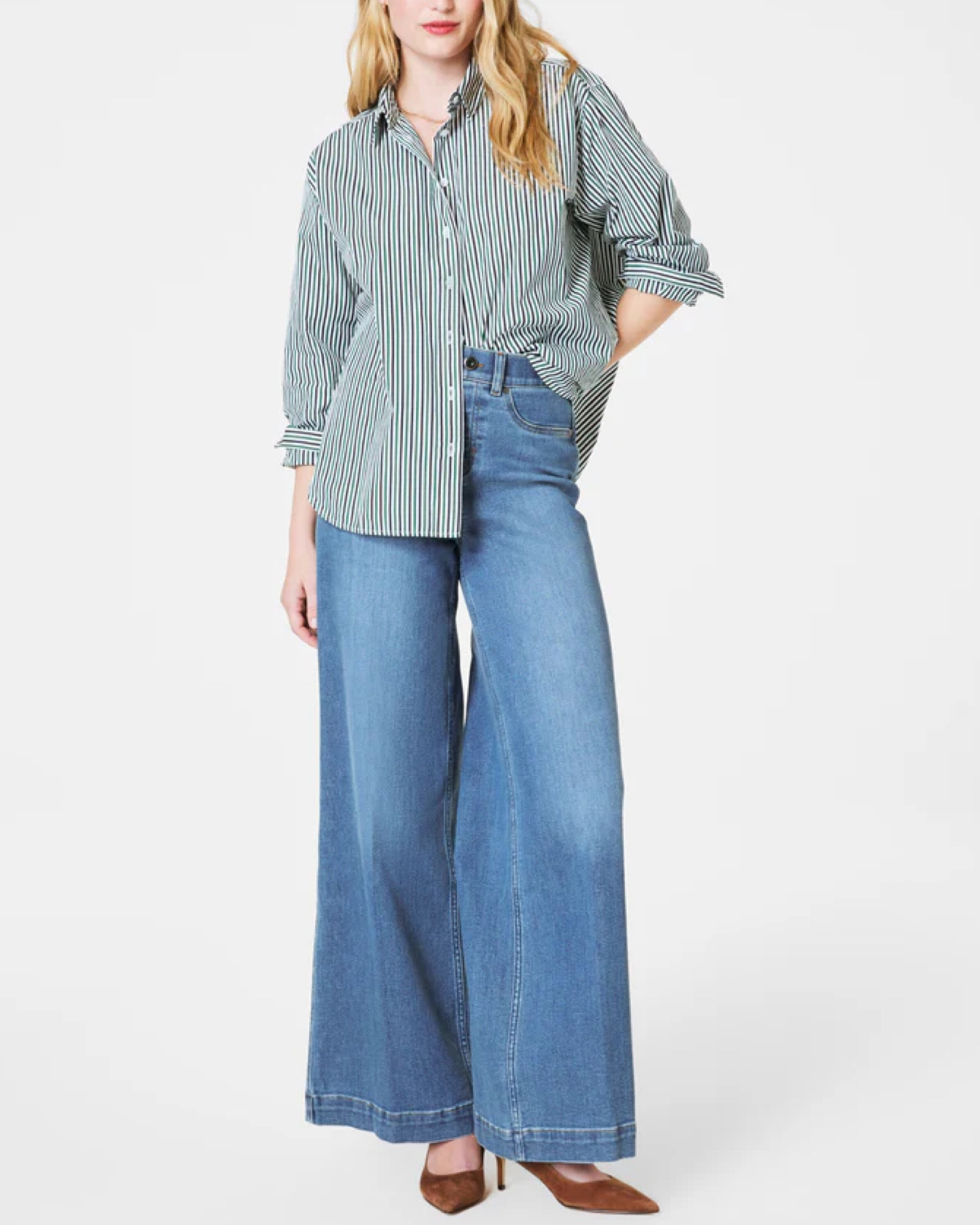 SPANXshape™ EveryWear Wide Leg Jeans
Casual 
Fashion Pants 
Blue jeans 
Y2K
Flared 
Workwear 


#LTKWorkwear #LTKStyleTip #LTKSeasonal