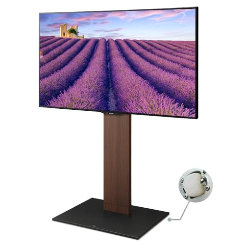 WALL V2 Caster High Type, Japanese Rolling Portable Free-Standing 32-60 Inch Universal TV Stand with Concealed Wheels - Walnut | Amazon (US)