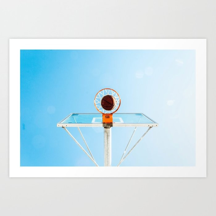 bball Art Print | Society6