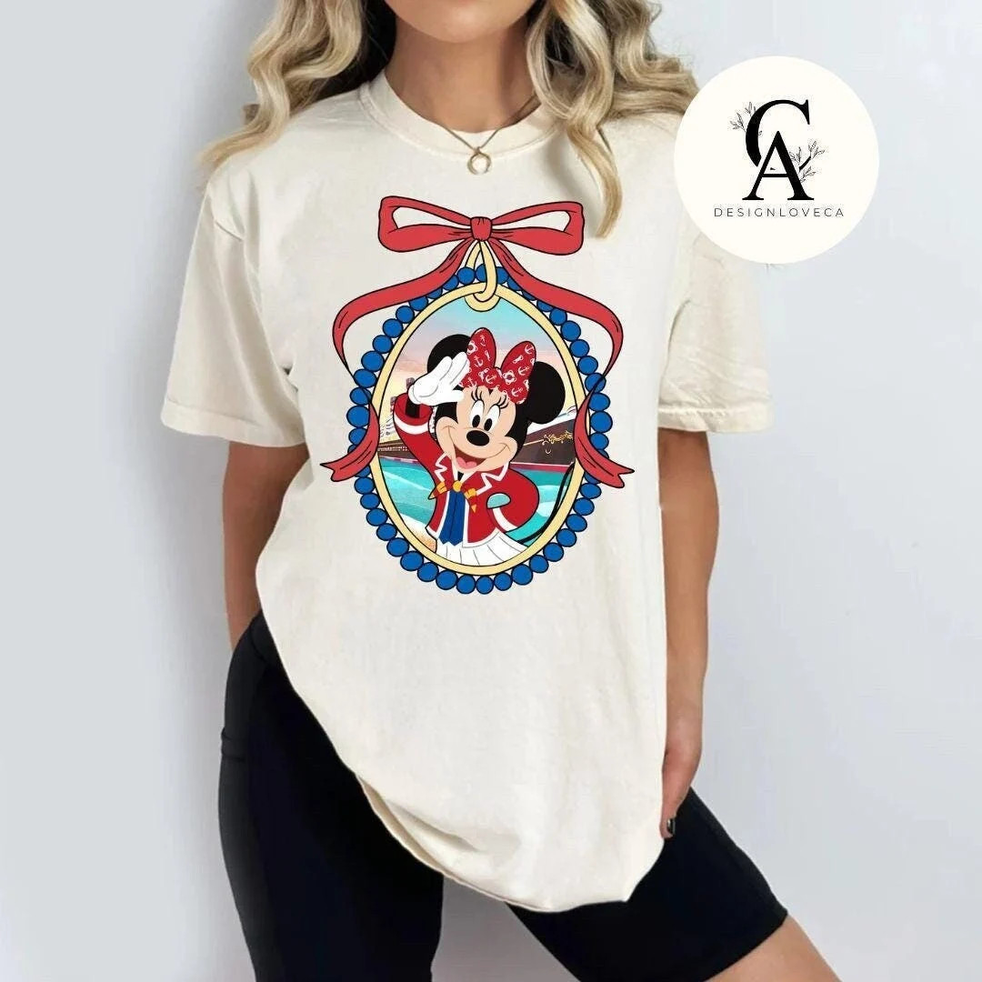 Coquette Bow Mickey and Friends Disney Cruise Shirt, All Characters Disney Family Cruise Trip 202... | Etsy (US)