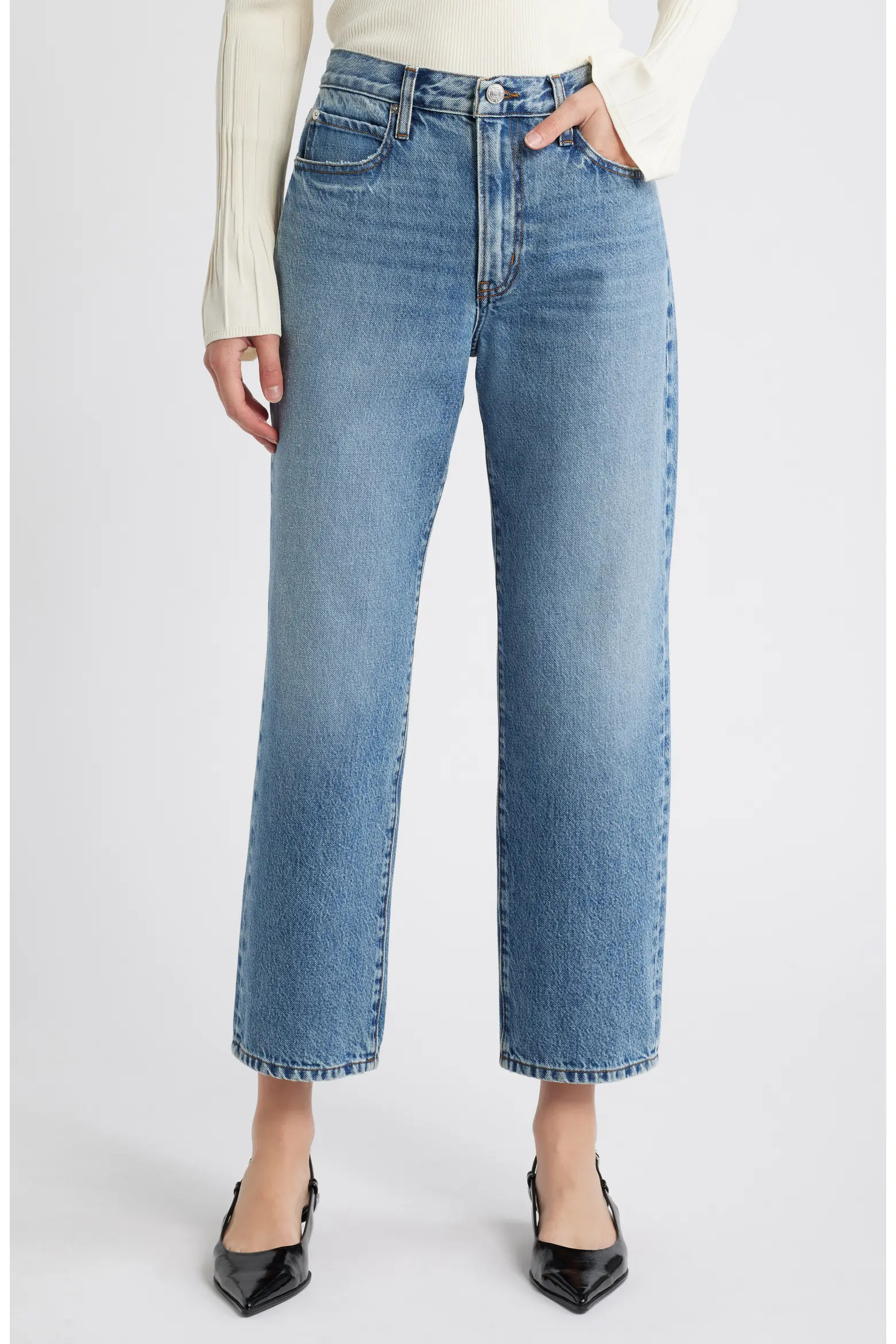 The Hang Ankle Straight Leg Jeans (Women) | Nordstromrack | Nordstrom Rack