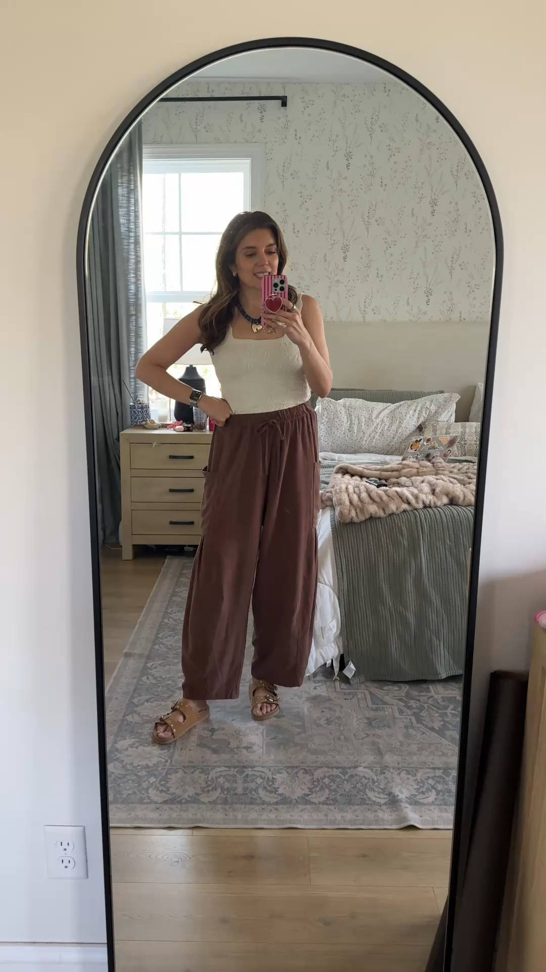 Today outfit of comfy linen pants and free people inspired tank! Medium tank and pants. I’m 5’7"

#LTKootd #LTKTall #LTKOver40