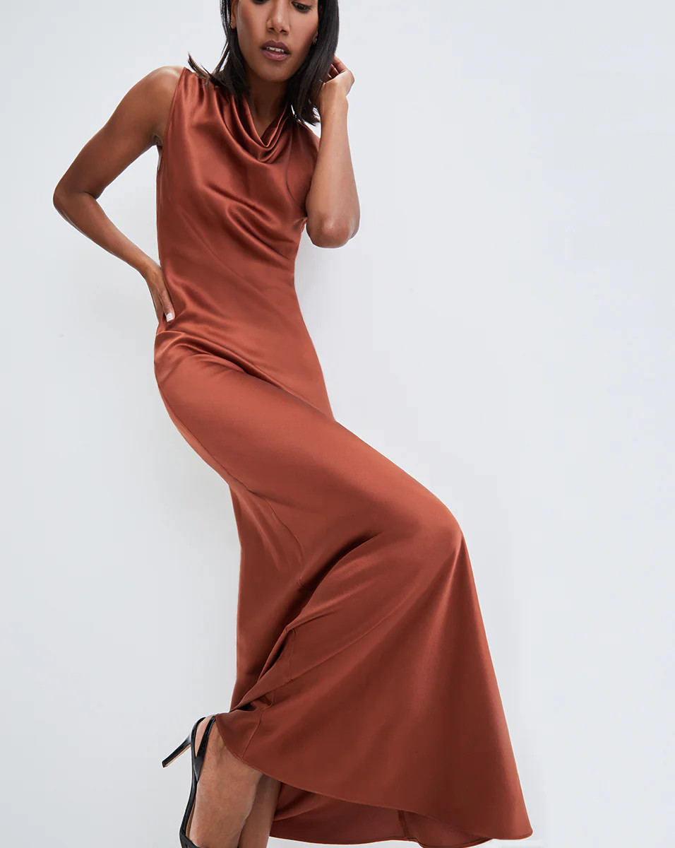 Kura Stretch-Silk Dress | Veronica Beard
