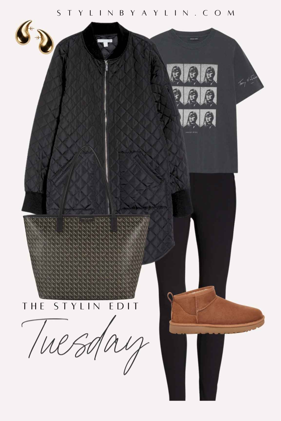 Outfits of the week- Tuesday edition, casual style, quilted jacket. StylinByAylin 

#LTKfindsunder100 #LTKstyletip