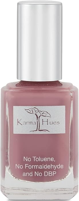 Karma Naturals Nail Polish – Non-Toxic, Vegan & Cruelty-Free (WINE O'CLOCK, 0.43 fl oz) | Amazon (US)