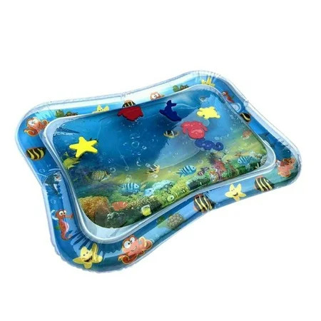 Inflatable Baby Infant Cartoon Pattern Water Play Mat Fun Activity Play Center PVC Water Filled Play | Walmart (US)
