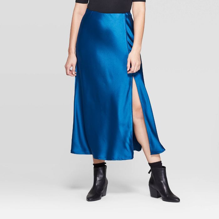 Women's High-Rise Slit Midi Skirt - A New Day™ | Target