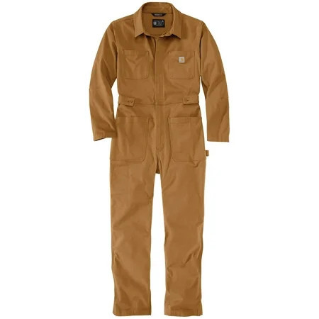 Carhartt Women s Rugged Flex&Reg; Relaxed Fit Canvas Coveralls Tan S REG | Walmart (US)