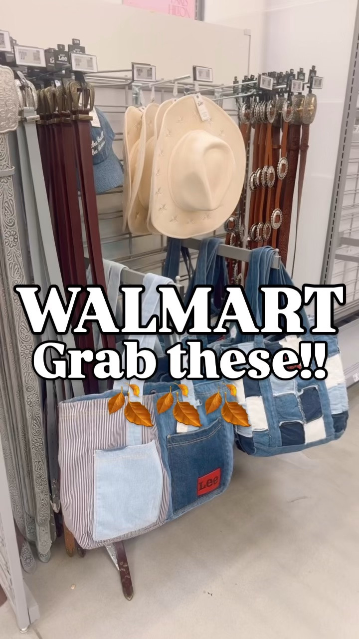 Grab these to add to all your favorite Fall outfits!!! 😍🍂 the prices are amazing too!

Walmart
Fall
No boundaries
Lee
Bags
Hat
Belt
Accessories 

#walmartpartner #walmartfinds #prefall #fallstyle #accessories