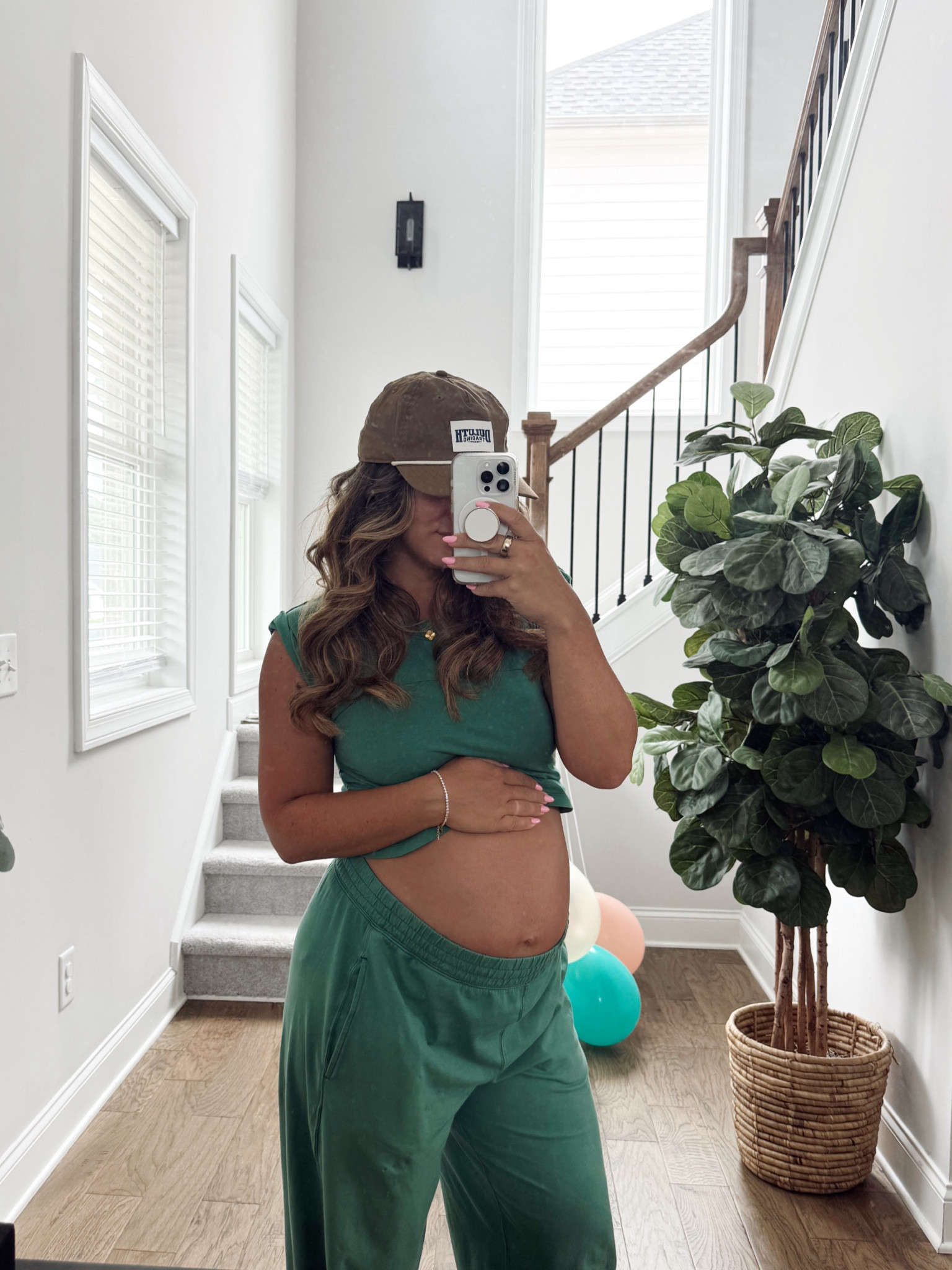 Free people set! Wearing a medium and the material is SO COMFY! Excited to wear it postpartum too!

#LTKBump