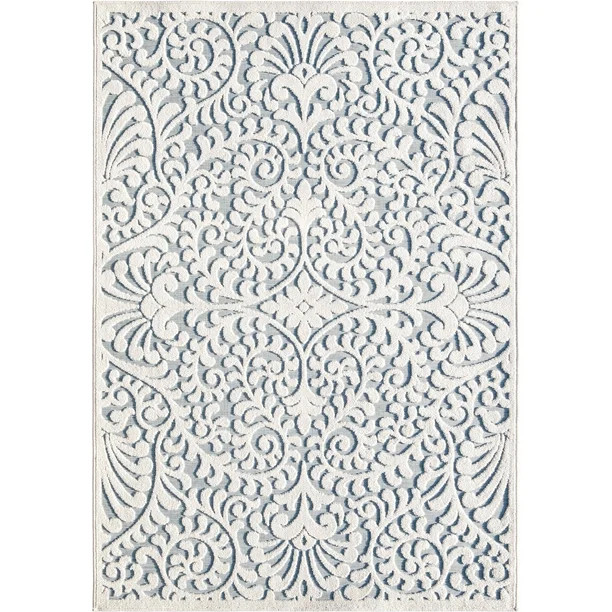 My Texas House Bluebonnets, Transitional, Floral/Botanical, Woven Area Rug, 7'9" x 10'10" - Walma... | Walmart (US)