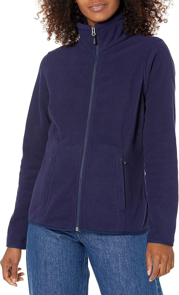 Amazon Essentials Women's Full-Zip Polar Fleece Jacket-Discontinued Colors | Amazon (US)