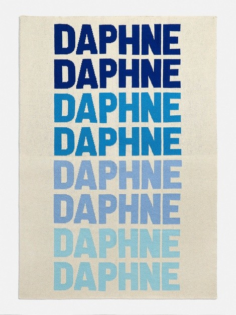 Ombre Name Blanket - Tan / Blue | BaubleBar (US)