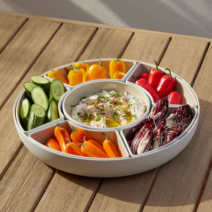 Kaloh Melamine Outdoor Chip and Dip Serveware | West Elm (US)