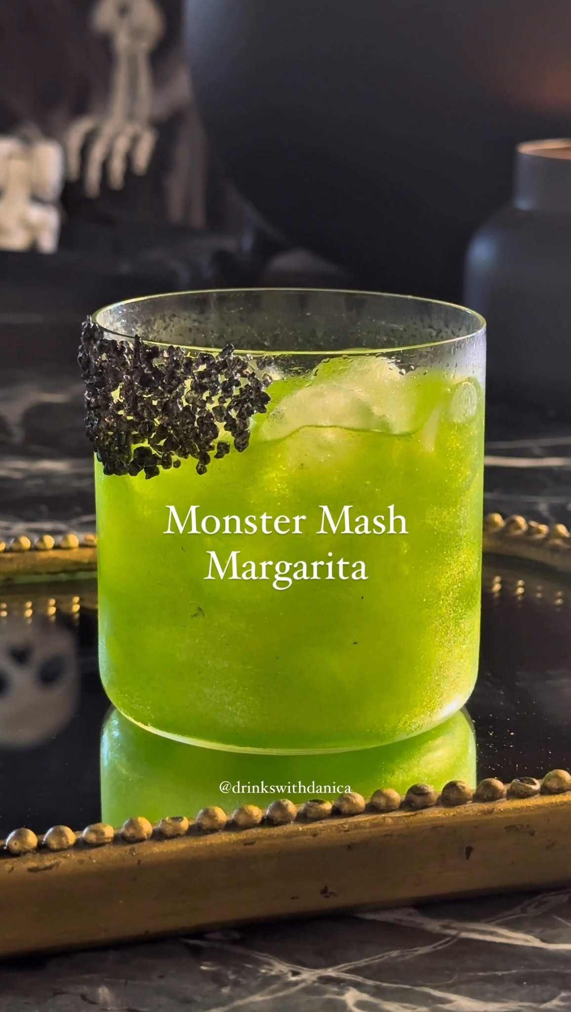 Monster Mash Margarita

Follow me on Instagram and TikTok @drinkswithdanica for this recipe and more 
