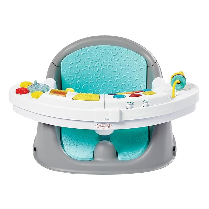 Infantino Music & Lights 3-in-1 Discovery Seat & Booster, Interactive Toddler Seat for Dining Tab... | Amazon (US)