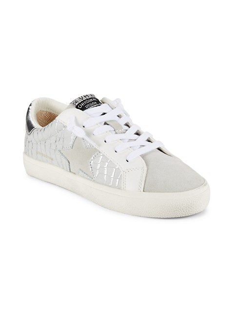 Vintage Havana Croco-Embossed Superstar Leather Sneakers on SALE | Saks OFF 5TH | Saks Fifth Avenue OFF 5TH