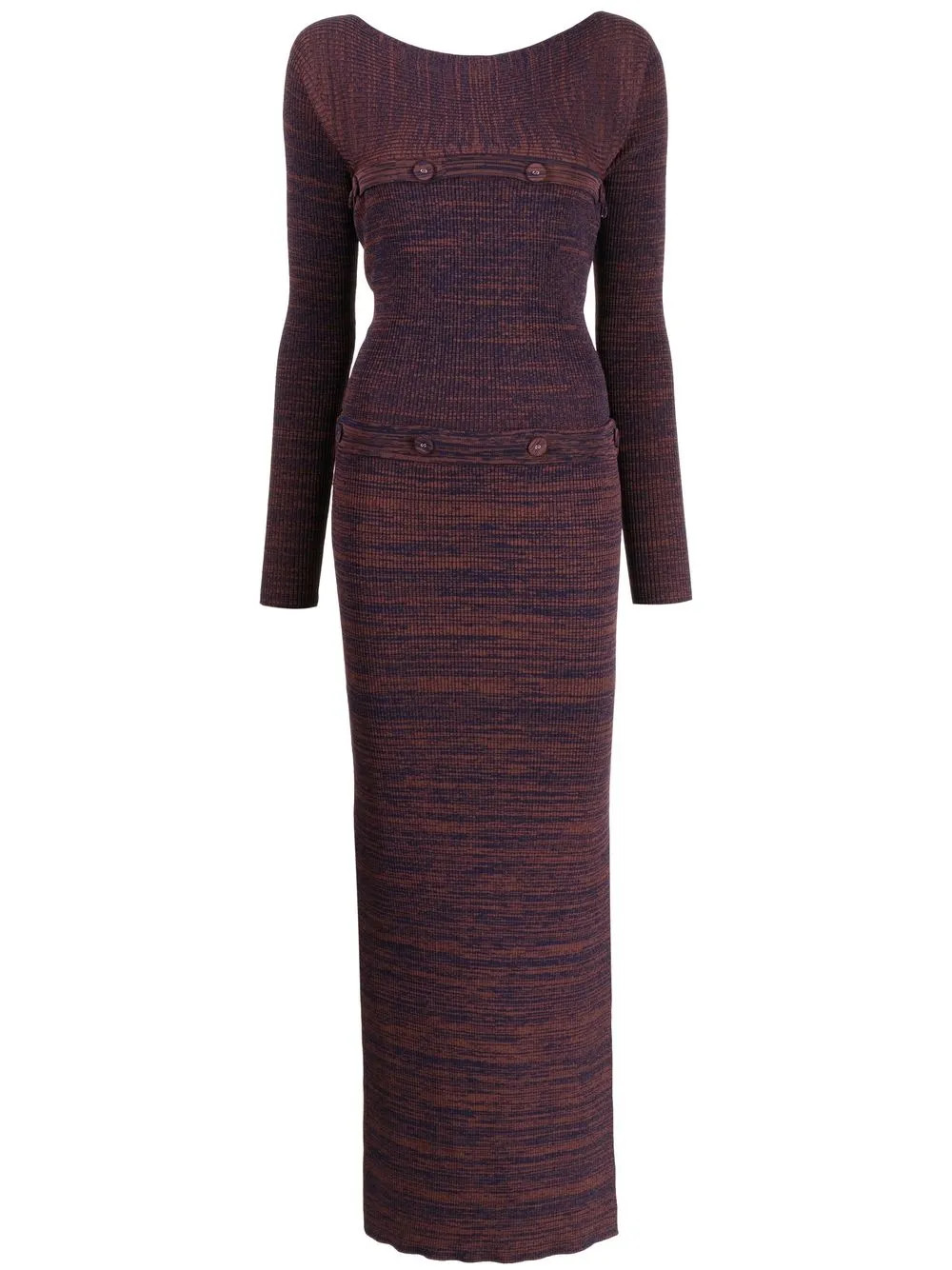 knitted shawl dress | Farfetch Global