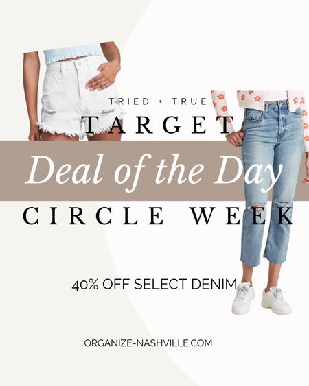 Every day during target circle week, target has a deal of the day! Todays deals is rugs. Up to 40% off during the spring sale. Here are some of my tried and true favorite target denim!

Levis ribcage
Levis 501 shorts
Wild fable denim



#liketkit #LTKxTarget #LTKsalealert
@shop.ltk
https://liketk.it/4D10x

#LTKsalealert #LTKxTarget