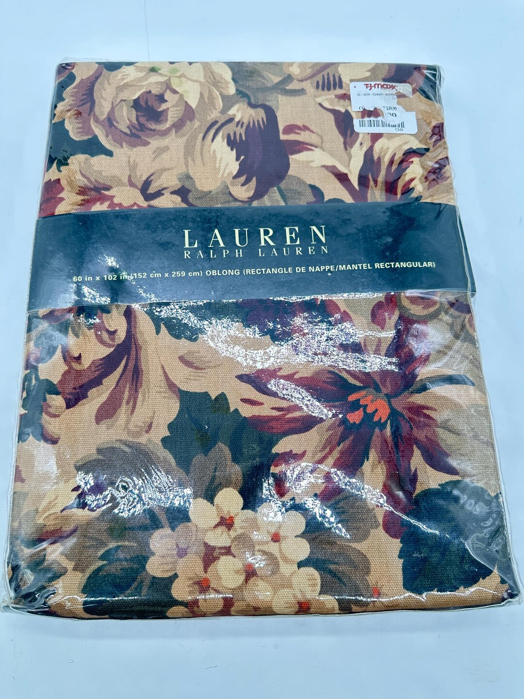 New Vintage Ralph Lauren Tablecloth English Classic Floral 60"x102 - Etsy | Etsy (US)