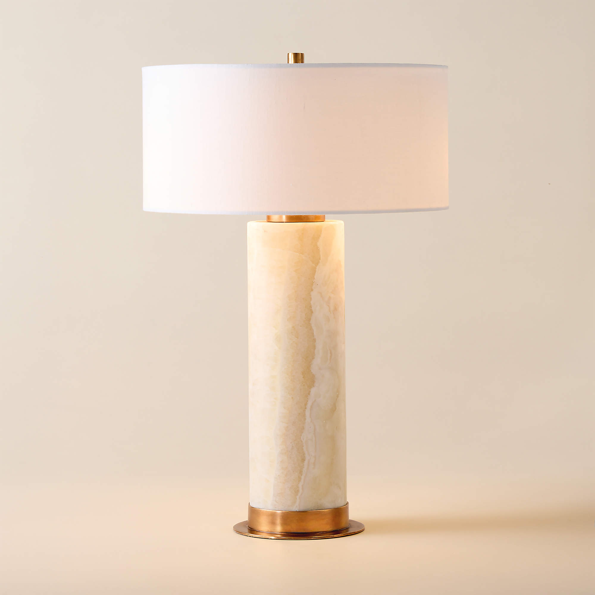 Natalia Onyx Table Lamp 21.9" + Reviews | CB2 | CB2