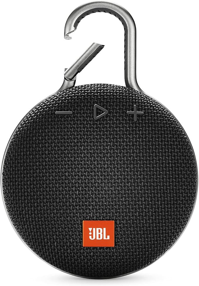 JBL CLIP 3 - Waterproof Portable Bluetooth Speaker - Black | Amazon (US)