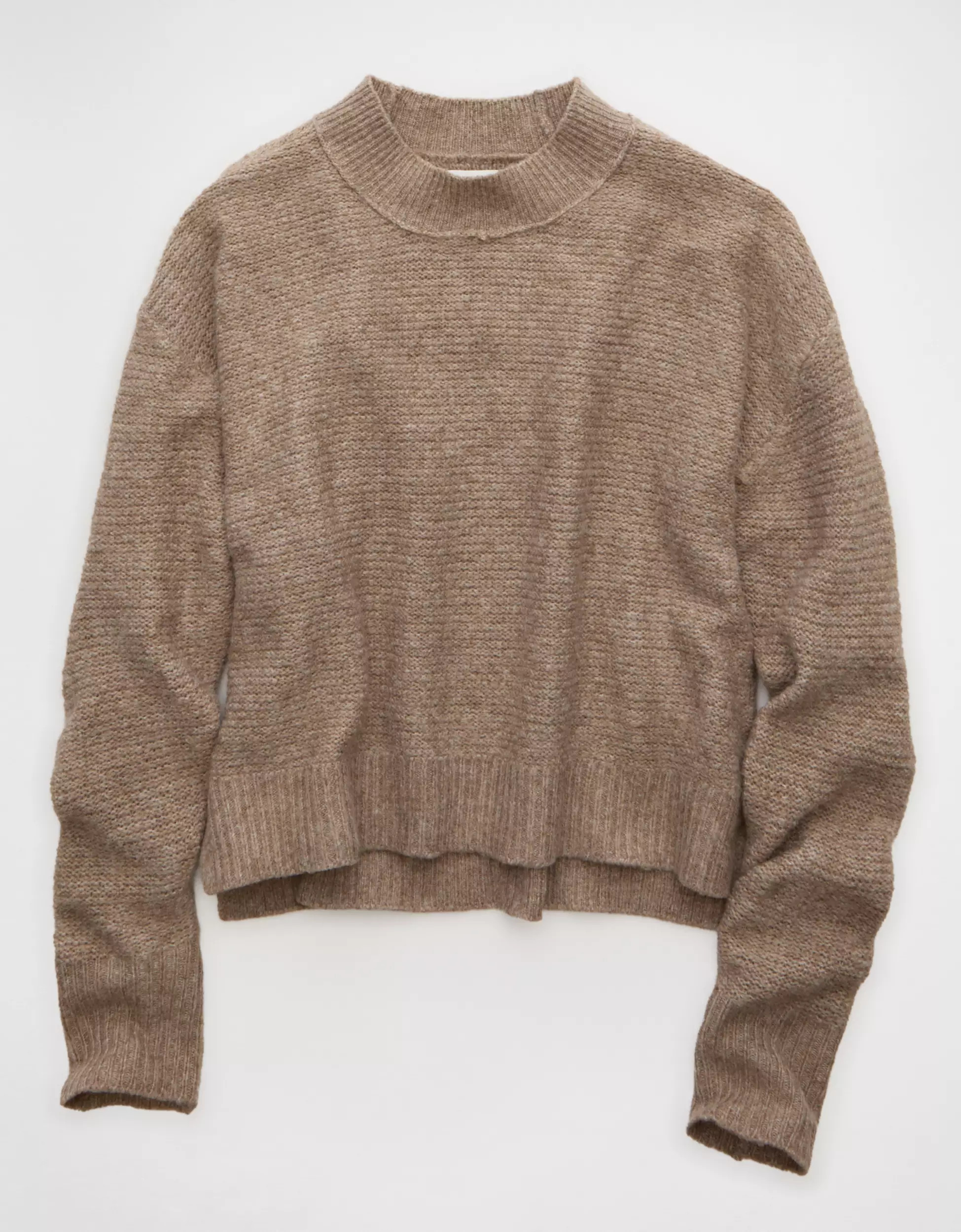 AE Whoa So Soft Mock Neck Sweater | American Eagle Outfitters (US & CA)
