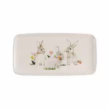 Spring Bunnies Ceramic Platter by Celebrate It™ | Michaels Stores