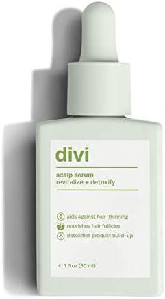 divi Scalp Serum, Revitalize and Detoxify, Aids against hair-thinning, nourishes hair follicles, det | Amazon (US)